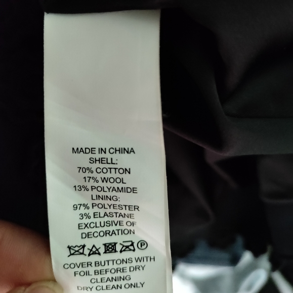 EUC Kate Spade Floral Lace Trim Coat Black - Picture 4 of 4